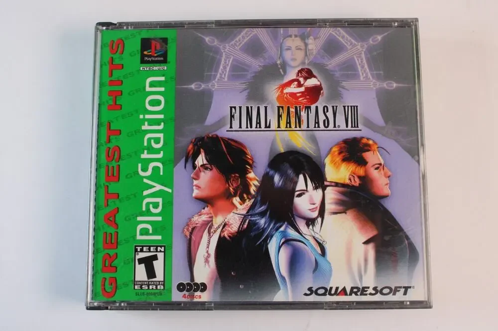 Final Fantasy VIII Greatest Hits (Sony PlayStation 1, PS1) Authentic, Tested